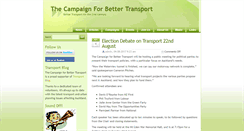 Desktop Screenshot of bettertransport.org.nz